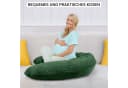 Amilian Stillkissen XXL 170 cm Grün Abnehmbarer Bezug Bild 1