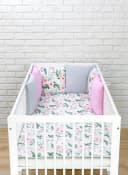 Amilian Bettnestchen 210 cm Rosa Bild 1