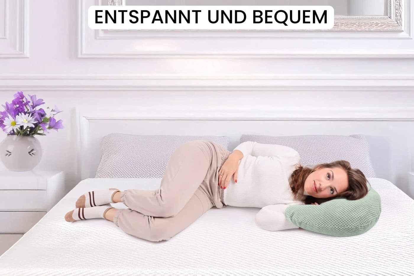 Amilian Stillkissen Stillmond Schwangerschaftskissen - Bild 4