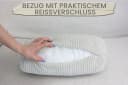 Amilian Nackenrolle mit Bezug 15 x 40 cm - Kissenrolle Bild 3