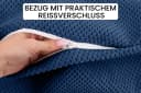 Amilian Nackenrollenbezug 15x40 cm Ersatzbezug Bild 3