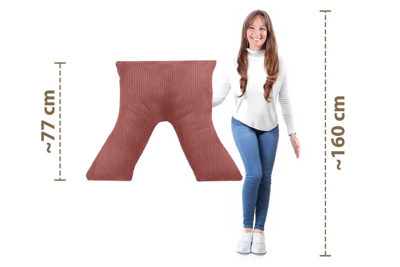 Amilian Schlafkissen - Lesekissen für Bett und Sofa - Seitenschläferkissen - Bild 3