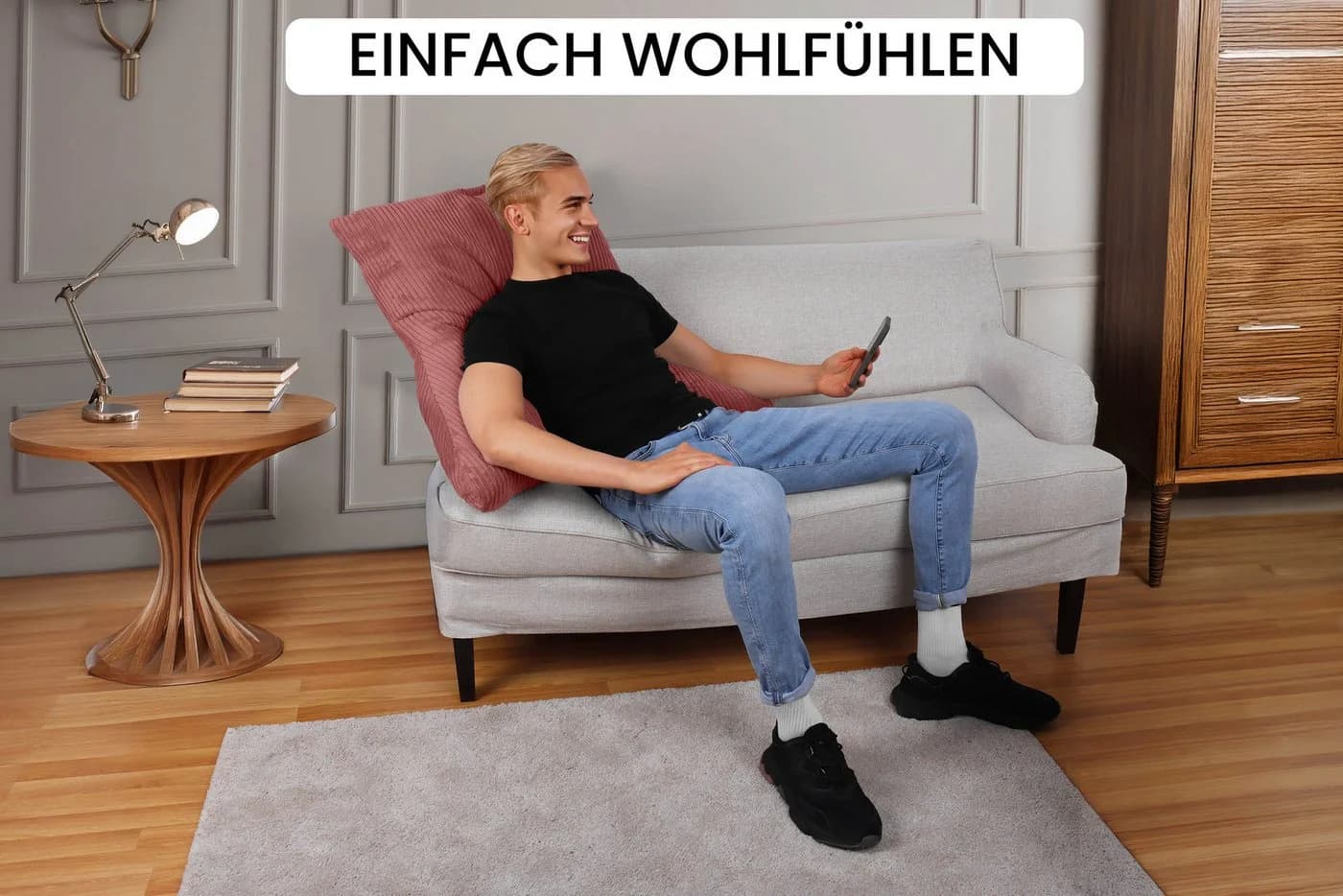 Amilian Schlafkissen - Lesekissen für Bett und Sofa - Seitenschläferkissen - Bild 5