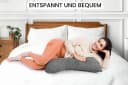 Amilian Schlafkissen Seitenschläferkissen Stillkissen Bild 4