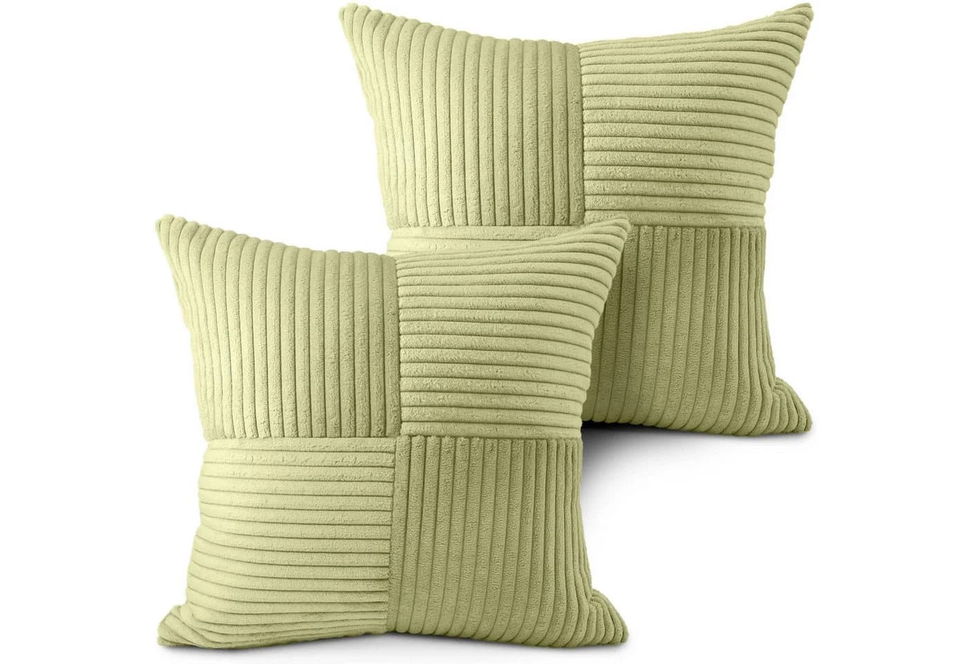 Amilian Kissenbezüge 40x40 cm 2er Set Grün - Bild 2