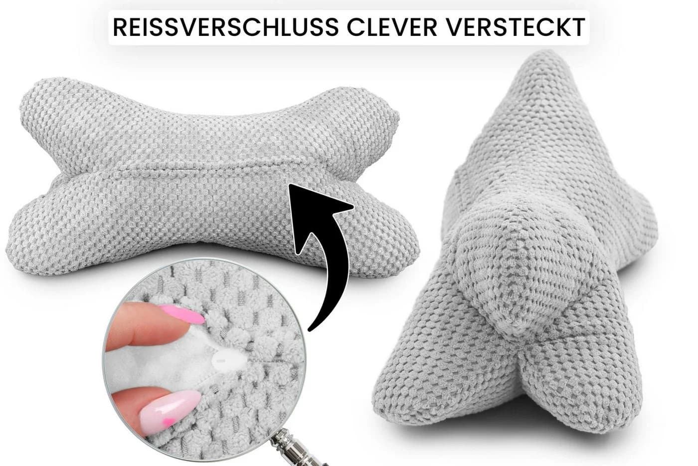 Amilian Leseknochen Knochenkissen ca. 44x22 cm - Bild 3