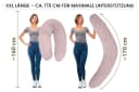 Amilian Stillkissenbezug 170 cm - Ersatzbezug mit Reißverschluss Bild 3