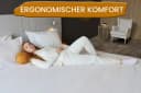 Amilian Nackenrolle mit Bezug 15 x 40 cm - Kissenrolle Bild 5