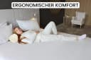 Amilian Nackenrolle Beige mit abnehmbarem Bezug Bild 5