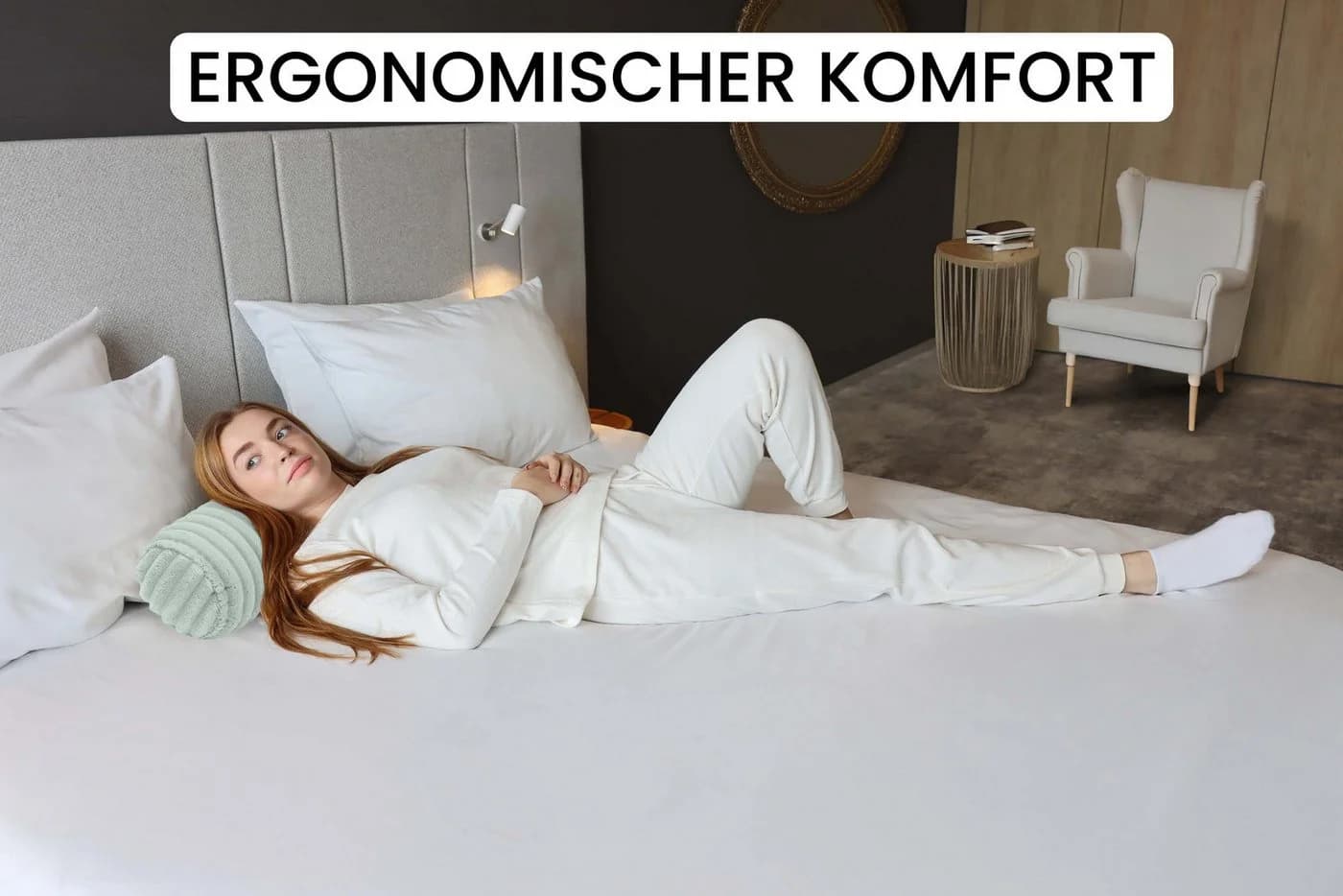Amilian Nackenrolle mit Bezug Waldruhe - Bild 5