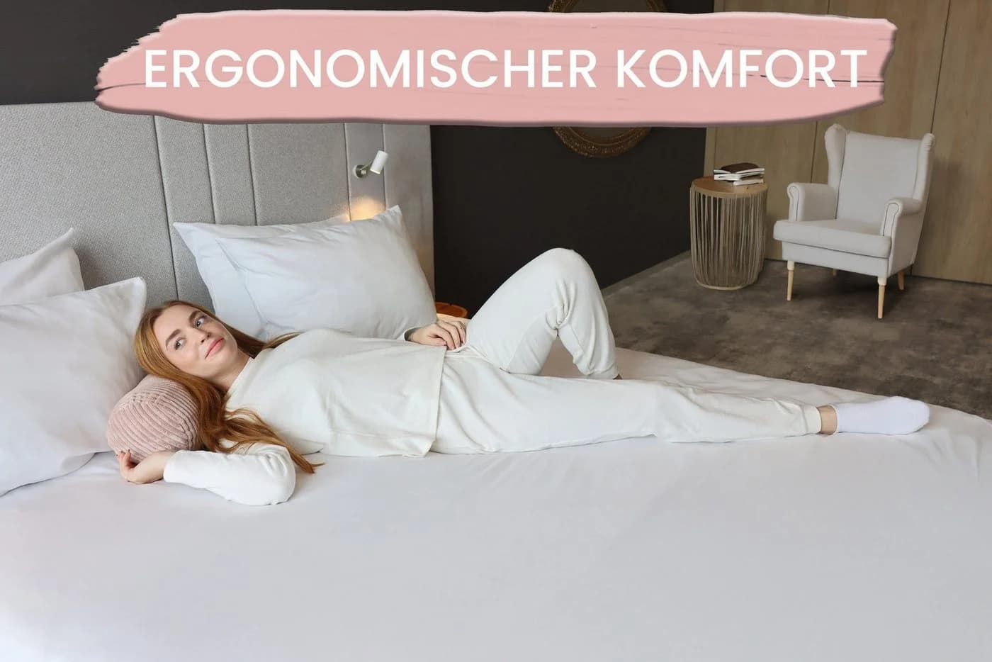 Amilian Nackenrolle 15x40 cm Ergonomisch - Bild 5