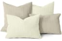 Amilian Kissenbezüge 4er Set Modern Beige/Blau/Grün/Weiß Bild 2