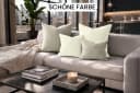 Amilian Kissenbezüge 4er Set Modern Beige/Blau/Grün/Weiß Bild 4