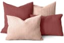 Amilian Kissenbezüge 4er Set Rosa Beige Weiß Grau Blau Grün Modern Bild 2