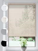 Sonello Jalousie Klemmfix Creme Aluminium Jalousette Bild 2