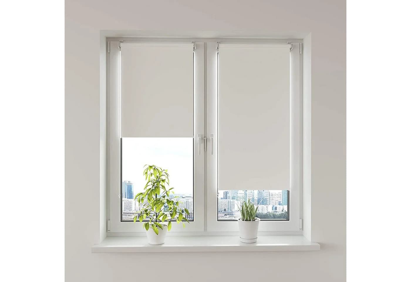 Sonello Verdunklungsrollo Beige Klemmfix Seitenzug - Bild 4