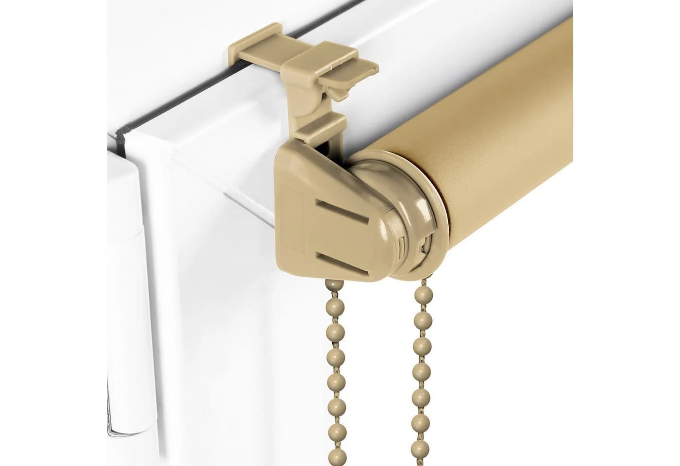 Sonello Verdunklungsrollo Beige Klemmfix Seitenzug - Bild 5