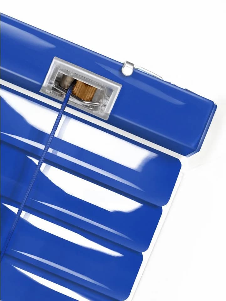Sonello Aluminium Jalousie Klemmfix Blau Blickdicht - Bild 5