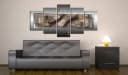 Artgeist Wandbild Moderner Schick Beige Braun Grau Bild 1