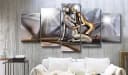 Artgeist Wandbild Gold couple - Premium Leinwanddruck Bild 1
