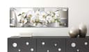 Artgeist Wandbild Orchids II Grau Vliesdruck Bild 1