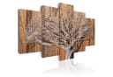 Artgeist Wandbild Der Baum der Geschichte Modern Braun Bild 2