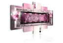 Artgeist Wandbild Cyclamen dream Grau/Rosa/Schwarz Bild 2