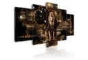 Artgeist Wandbild Golden Lion Gold/Schwarz Vlies & Leinwand Bild 2