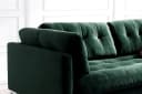 Trends by HG Landau 3-Sitzer Sofa Grün Microvelours Bild 3