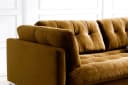 Trends by HG Sofa Landau 3-Sitzer Braun Messing Microvelours Bild 3