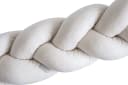 Loolay Nestchenschlange Geflochtenes Kissen Zierkissen Dekokissen Bettumrandung Beige Bild 2