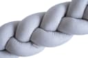 Loolay Nestchenschlange Geflochtenes Kissen Grau Zugluftstopper Bild 2