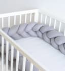 Loolay Nestchenschlange Geflochtenes Kissen Grau Zugluftstopper Bild 5