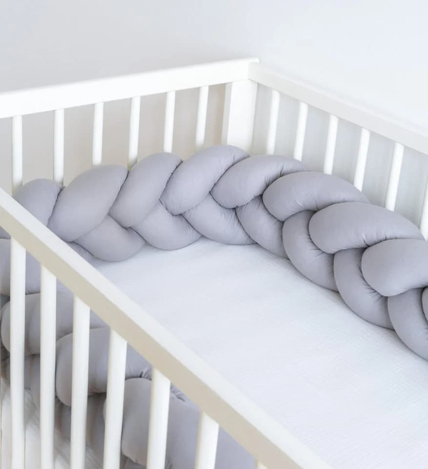 Loolay Nestchenschlange Geflochtenes Kissen Grau Zugluftstopper - Bild 5