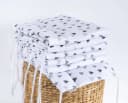 Loolay Bettnestchen HERZ Grau Baumwolle Atmungsaktives Babybett Bild 3