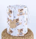 Loolay Bettnestchen Teddybär Baumwolle Atmungsaktives Babybett Bild 3