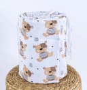 Loolay Bettnestchen Teddybär Baumwolle Atmungsaktives Babybett Bild 5