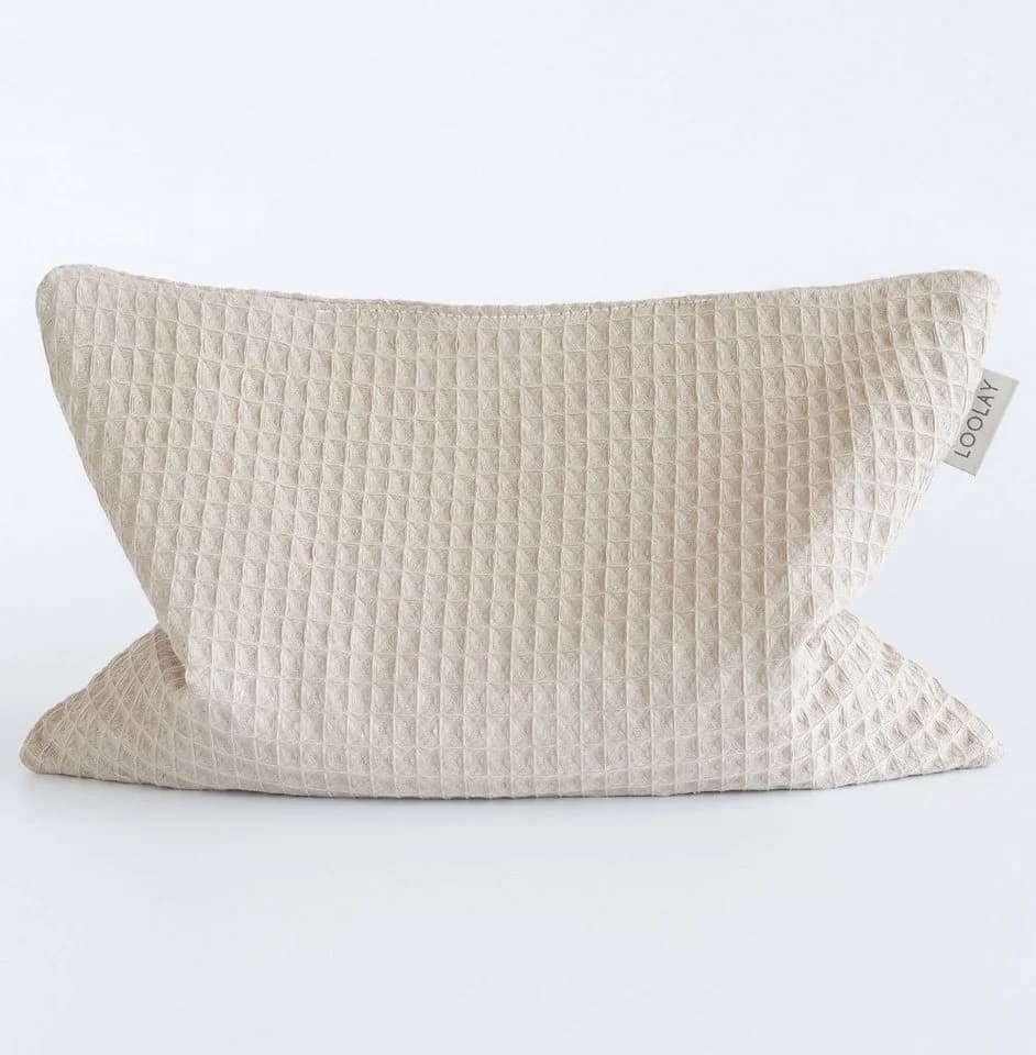 Loolay Kirschkernkissen Wärmekissen Bio-Baumwolle Beige