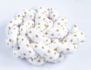 Loolay Geflochtenes Kissen Beige Bettumrandung Bild 1