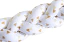 Loolay Geflochtenes Kissen Beige Bettumrandung Bild 2