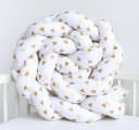 Loolay Geflochtenes Kissen Beige Bettumrandung Bild 4