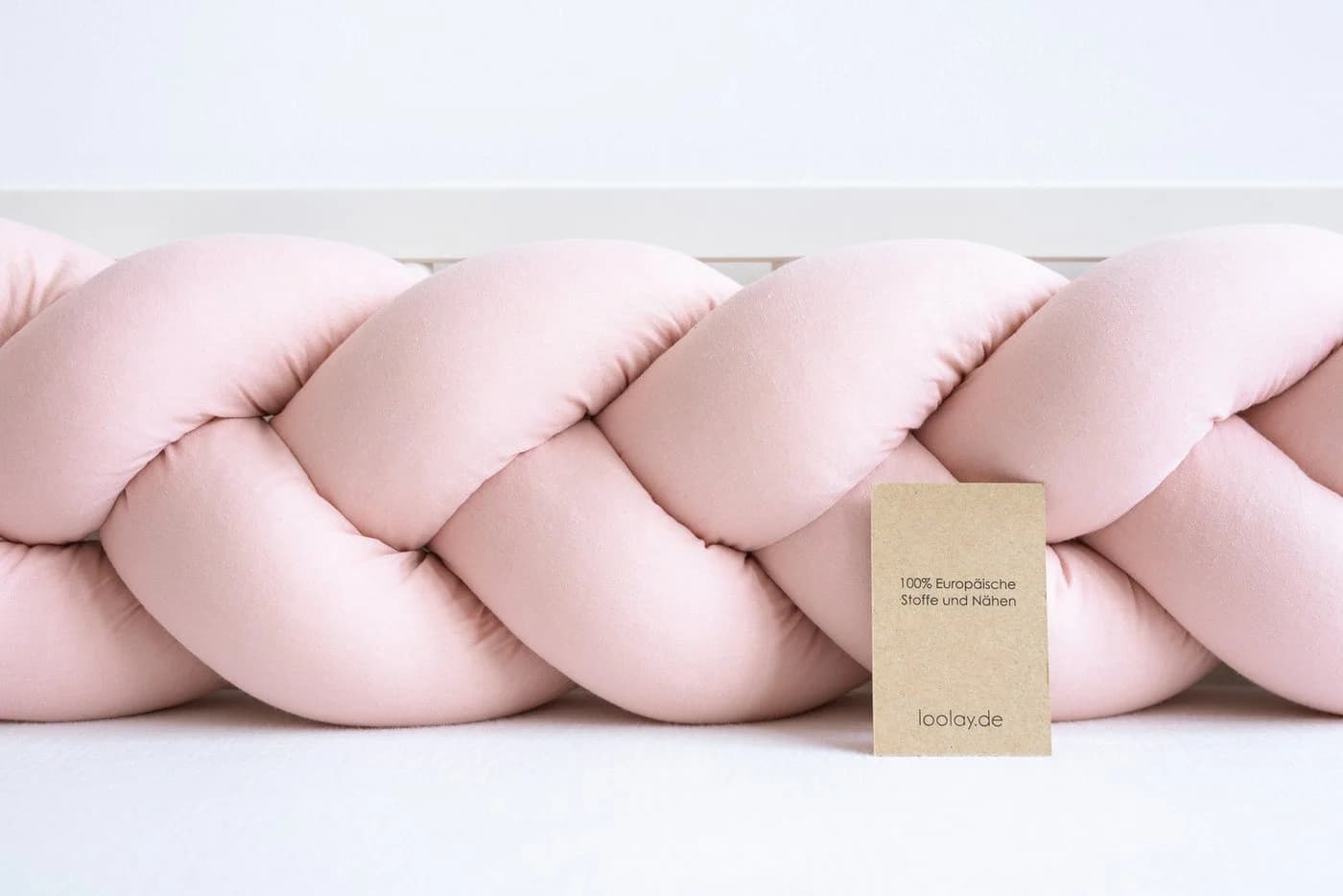 Loolay Nestchenschlange Geflochtenes Kissen - Zugluftstopper & Dekokissen - Bild 3