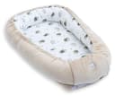 Loolay Kuschelnest BABYNEST SOLO Premium Babyausstattung Baumwolle & Samt Velours Beige/Braun Bild 2