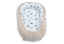 Loolay Kuschelnest BABYNEST SOLO Premium Babyausstattung Baumwolle & Samt Velours Beige/Braun Bild 3
