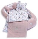 Loolay Kuschelnest 5-tlg. Set Premium Babyausstattung Baumwolle & Samt Velours Bild 2