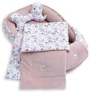 Loolay Kuschelnest 5-tlg. Set Premium Babyausstattung Baumwolle & Samt Velours Bild 3