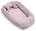 Loolay Kuschelnest BABYNEST + Kissen Rosa Samt Velours 2-tlg. Bild 2