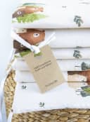 Loolay Bettnestchen Bärchen Familie Beige Atmungsaktives Babybett Bild 3