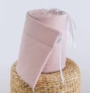 Loolay Bettnestchen Beige/Grau/Weiß/Rosa Babybett Bettumrandung Bild 2