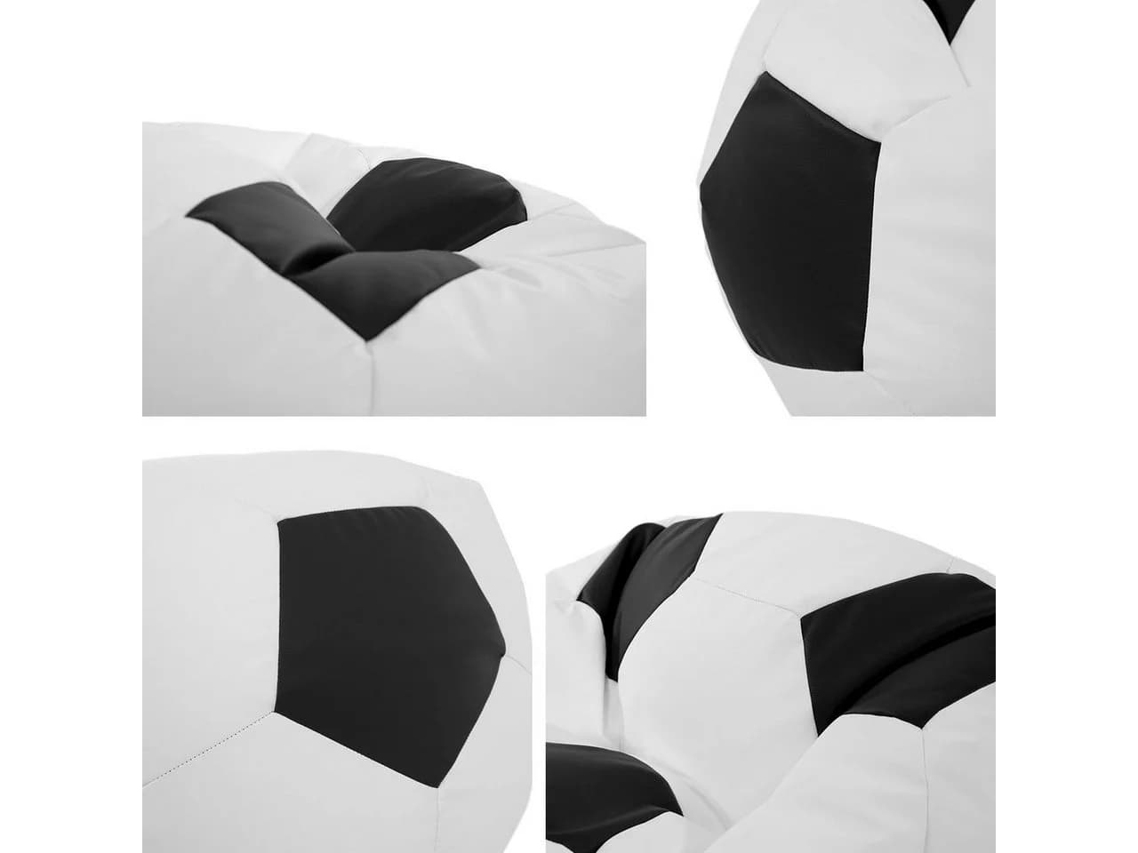 MIRJAN24 Sitzsack Ksante 500L Weiß/Schwarz Modern Kinderzimmer - Bild 3